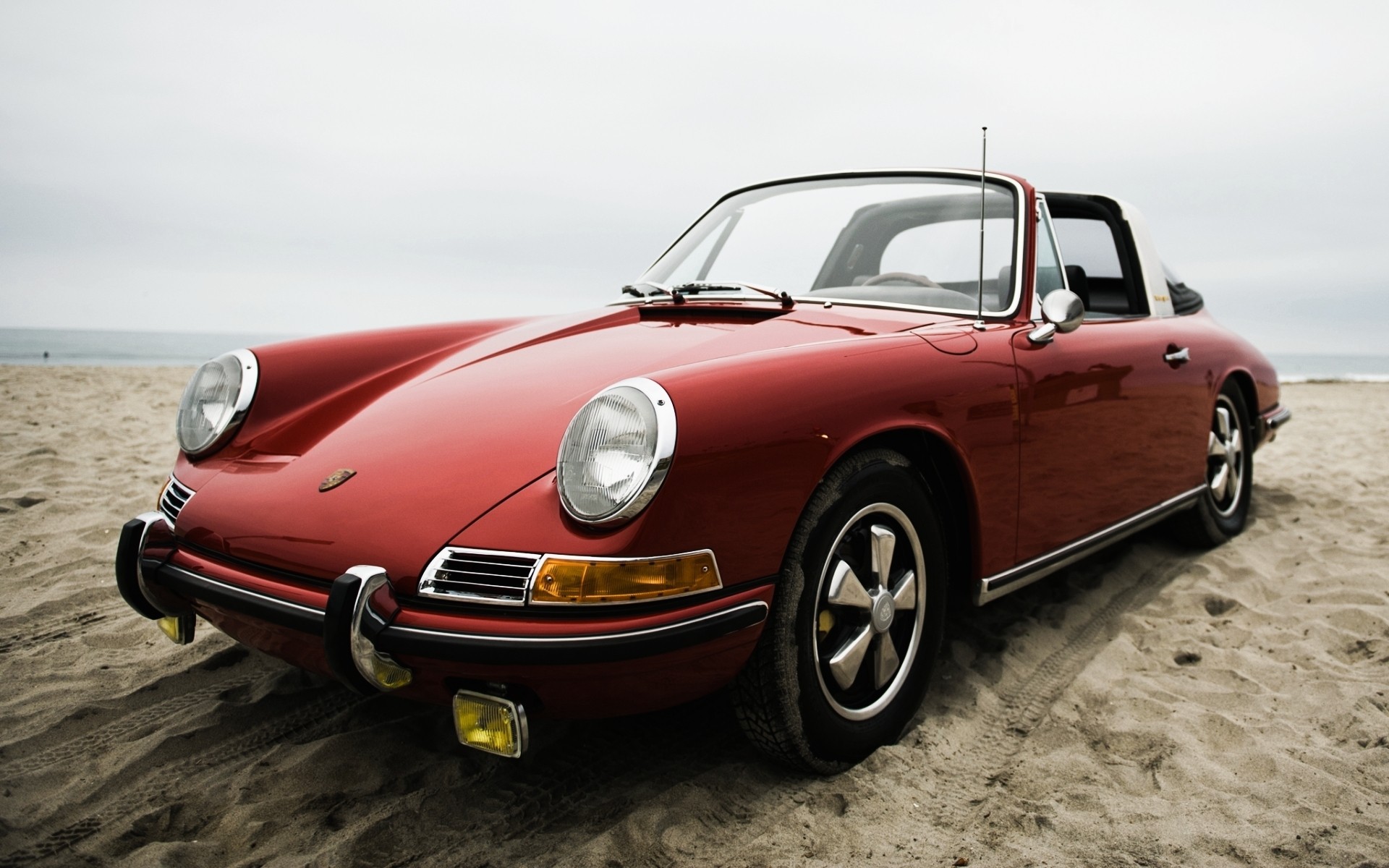 old porsche beach and images